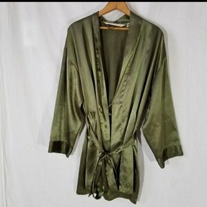 Victoria Secret womens green bath robe o/s